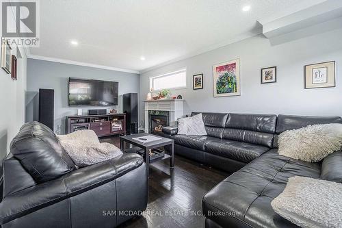 5599 Brenchley Avenue, Mississauga, ON - Indoor Photo Showing Living Room With Fireplace