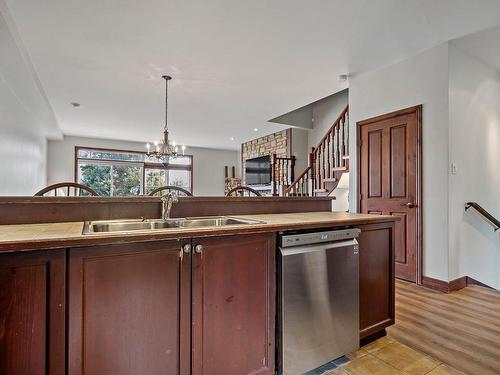 Kitchen - 8-260 Rue Du Mont-Plaisant, Mont-Tremblant, QC - Indoor Photo Showing Kitchen With Double Sink