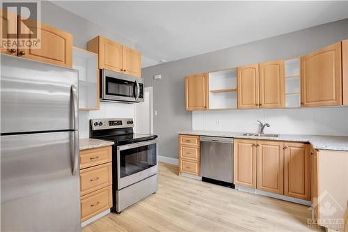 499 Bronson Avenue Unit#1, Ottawa, ON - Indoor Photo Showing Kitchen With Double Sink