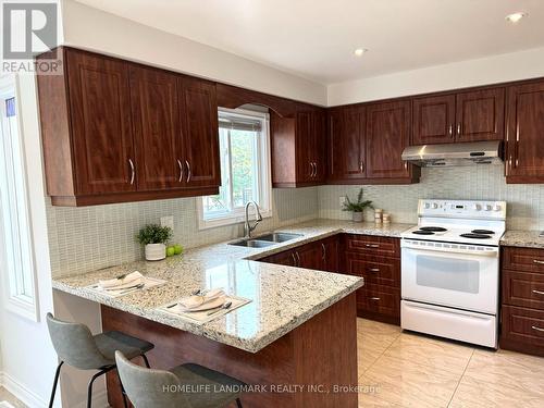 5159 Sunray Drive, Mississauga, ON - Indoor Photo Showing Kitchen With Double Sink