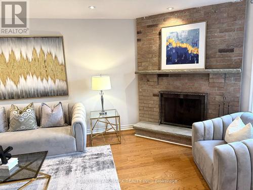 5159 Sunray Drive, Mississauga, ON - Indoor Photo Showing Living Room With Fireplace