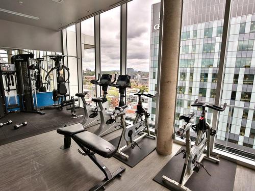 Exercise room - 305-1150 Rue St-Denis, Montréal (Ville-Marie), QC - Indoor Photo Showing Gym Room