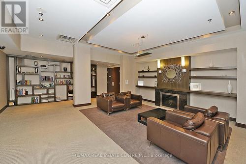 2109 - 70 Absolute Avenue, Mississauga (City Centre), ON - Indoor With Fireplace