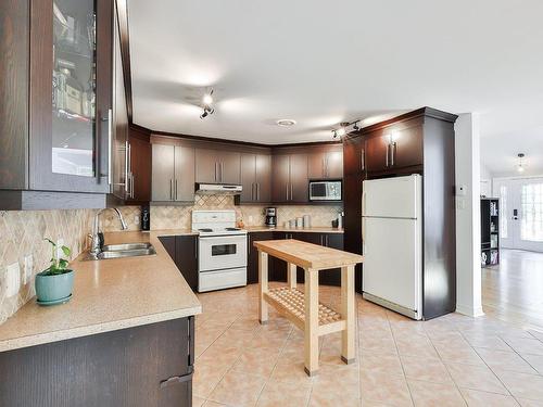 Kitchen - 108 Rue Des Pignons, Saint-Colomban, QC - Indoor Photo Showing Kitchen With Double Sink