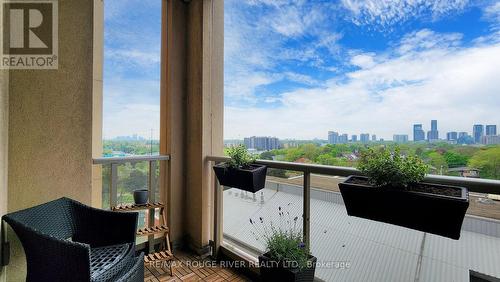 701 - 18 Kenaston Gardens, Toronto, ON - Outdoor With Balcony With View