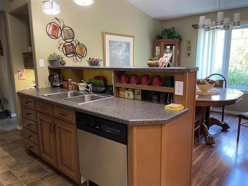 3 83 Highway, Swan River, MB - Indoor Photo Showing Kitchen With Double Sink