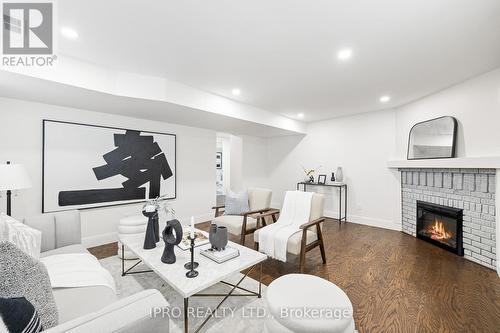 350 Willard Avenue, Toronto (Runnymede-Bloor West Village), ON - Indoor Photo Showing Living Room With Fireplace