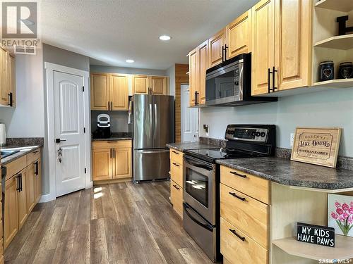 116 White Birch Drive, Lucien Lake, SK - Indoor Photo Showing Kitchen With Stainless Steel Kitchen