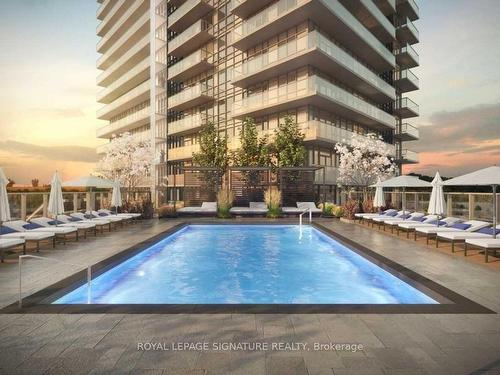 1602-4675 Metcalfe Ave, Mississauga, ON - Outdoor With In Ground Pool