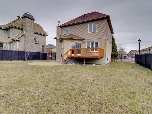 Backyard - 7455 Rue Lasnier, Brossard, QC - Outdoor With Deck Patio Veranda With Exterior