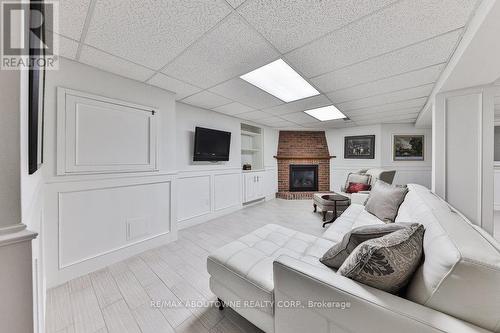 184 Warner Drive, Oakville, ON - Indoor With Fireplace