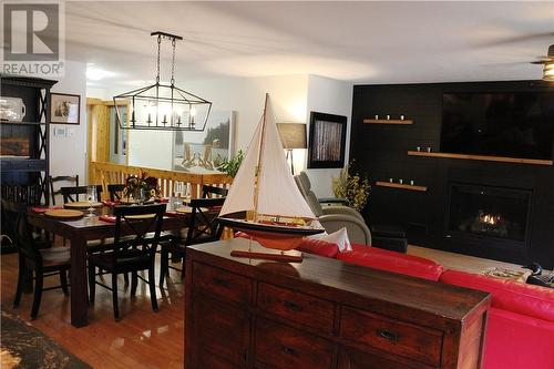 96 Steven Street, Gore Bay, ON - Indoor Photo Showing Dining Room With Fireplace