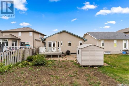 815 Bluebird Crescent, Regina, SK - Outdoor With Deck Patio Veranda With Exterior