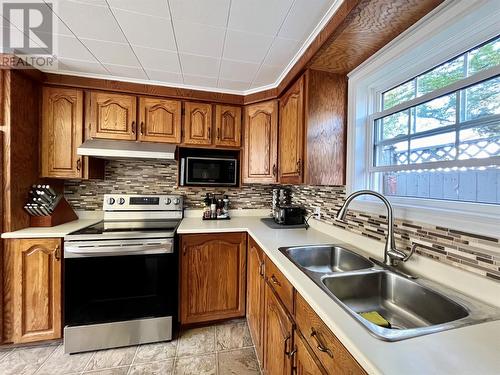 8 Hawkins Street, Grand Bank, NL - Indoor Photo Showing Kitchen With Double Sink