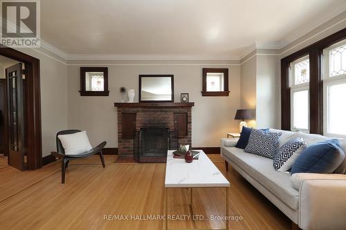 316 Jedburgh Road, Toronto (Lawrence Park North), ON - Indoor Photo Showing Living Room With Fireplace