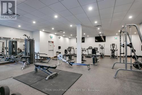 1107 - 812 Burnhamthorpe Road, Toronto, ON - Indoor Photo Showing Gym Room