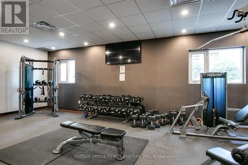 1107 - 812 Burnhamthorpe Road, Toronto, ON - Indoor Photo Showing Gym Room