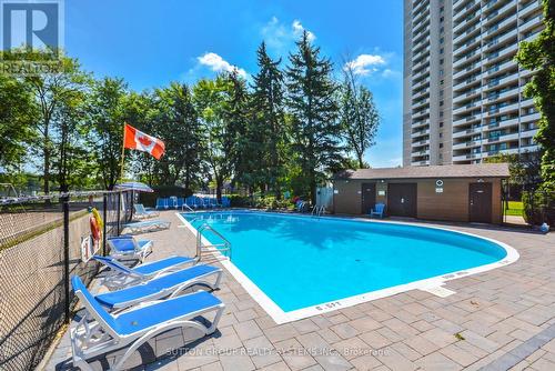 1107 - 812 Burnhamthorpe Road, Toronto (Markland Wood), ON - Outdoor With In Ground Pool