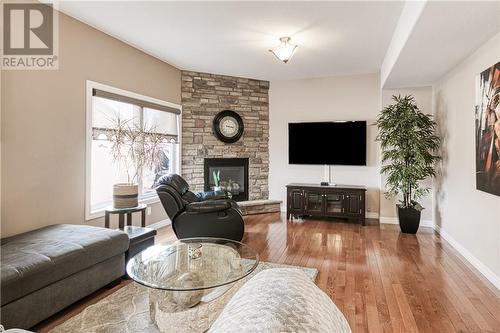 3436 Edna Street, Chelmsford, ON - Indoor Photo Showing Living Room With Fireplace