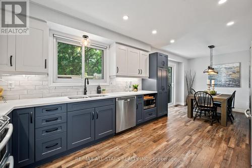 5 Burk Court, Clarington (Bowmanville), ON - Indoor Photo Showing Kitchen With Stainless Steel Kitchen With Double Sink