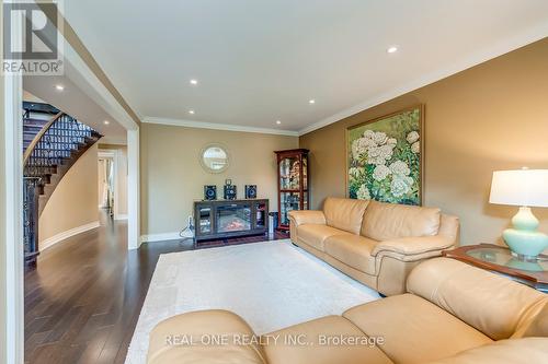 1125 Windrush Drive, Oakville (Glen Abbey), ON - Indoor Photo Showing Living Room With Fireplace