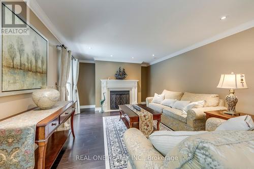 1125 Windrush Drive, Oakville (Glen Abbey), ON - Indoor Photo Showing Living Room With Fireplace