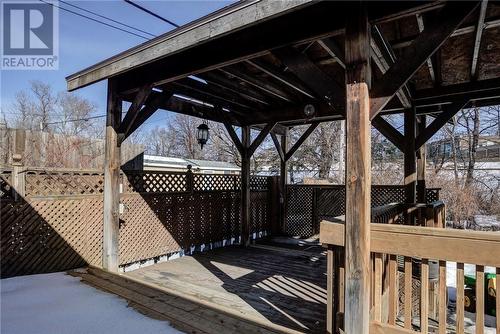 128 Dufferin Street, Sudbury, ON - Outdoor With Deck Patio Veranda With Exterior