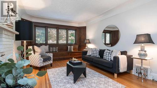 Pella windows on main and upper level - 985 Colborne Street, London, ON - Indoor Photo Showing Living Room