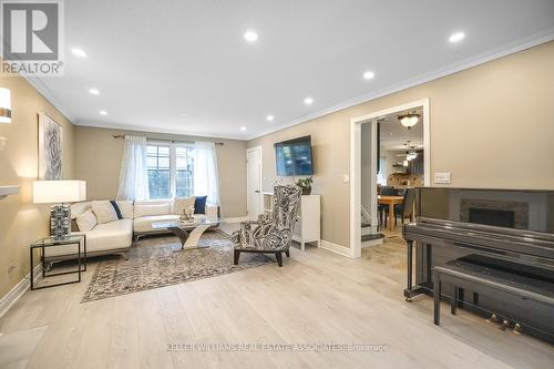 2138 Russett Road, Mississauga (Lakeview), ON - Indoor Photo Showing Living Room With Fireplace