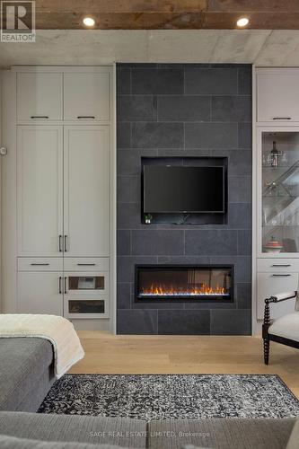 293 Mutual Street, Toronto, ON - Indoor Photo Showing Living Room With Fireplace