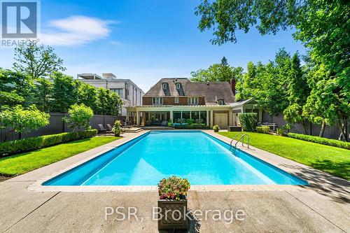 71 Old Forest Hill Road, Toronto, ON - Outdoor With In Ground Pool With Backyard