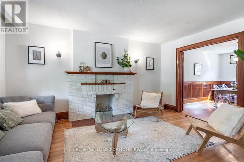 91 Morningside Avenue, Toronto (High Park-Swansea), ON - Indoor Photo Showing Living Room With Fireplace