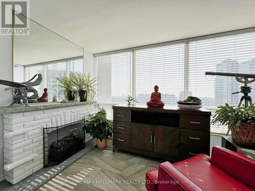 2608 - 1300 Islington Avenue, Toronto (Islington-City Centre West), ON - Indoor With Fireplace