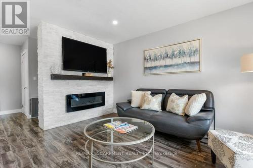 17 George Street, Hamilton (Waterdown), ON - Indoor Photo Showing Living Room With Fireplace