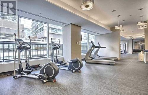 3809 - 55 Bremner Boulevard, Toronto (Waterfront Communities), ON - Indoor Photo Showing Gym Room