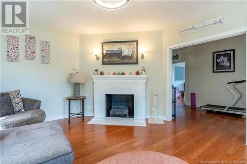 267 Woolastook Drive, Grand Bay-Westfield, NB - Indoor Photo Showing Living Room With Fireplace