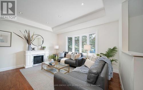 351 Dickens Drive, Oshawa (Eastdale), ON - Indoor Photo Showing Living Room With Fireplace