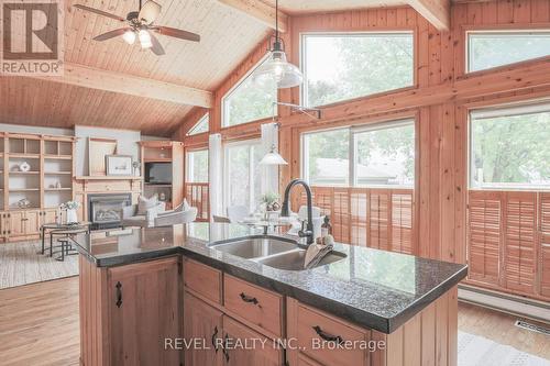 13 Third Street, Kawartha Lakes, ON - Indoor Photo Showing Kitchen With Double Sink