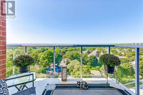 1202 - 551 Maple Avenue, Burlington, ON - Outdoor With Balcony With View