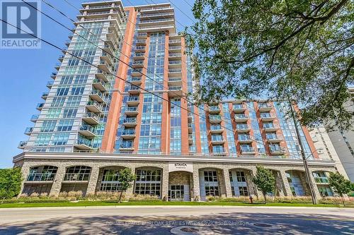 1202 - 551 Maple Avenue, Burlington (Brant), ON - Outdoor With Balcony With Facade