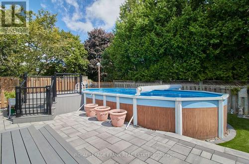 354 Regal Briar Street, Whitby (Blue Grass Meadows), ON - Outdoor With Above Ground Pool With Backyard