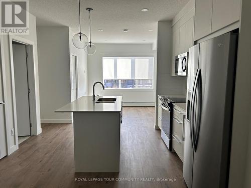 2318 - 395 Skyview Parkway Ne, Calgary, ON - Indoor Photo Showing Kitchen With Stainless Steel Kitchen With Double Sink With Upgraded Kitchen