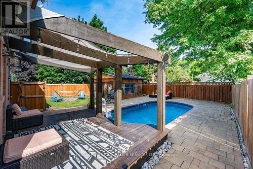 532 Churchill Avenue, Milton (Dorset Park), ON - Outdoor With In Ground Pool With Deck Patio Veranda