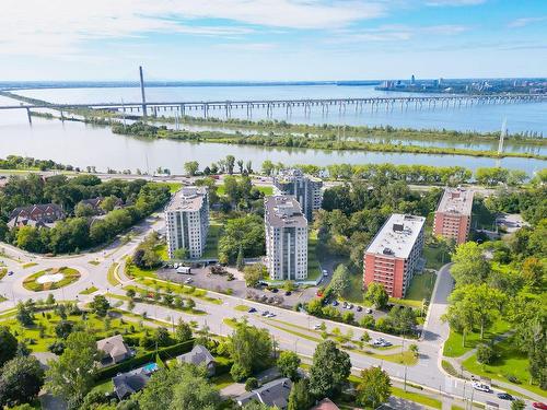 Aerial photo - 311-40 Av. Du Rhône, Saint-Lambert, QC - Outdoor With Body Of Water With View