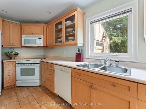 75 Leggett Ave, Toronto, ON - Indoor Photo Showing Kitchen With Double Sink