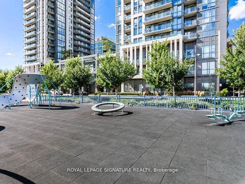 412-17 Zorra St, Toronto, ON - Outdoor With Balcony With Facade