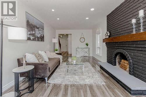 1752 Broadoak Crescent, Pickering, ON - Indoor Photo Showing Living Room With Fireplace