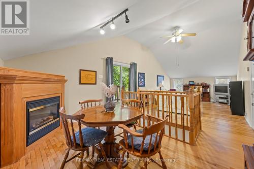 5024 Stamford Street, Niagara Falls, ON - Indoor Photo Showing Dining Room With Fireplace