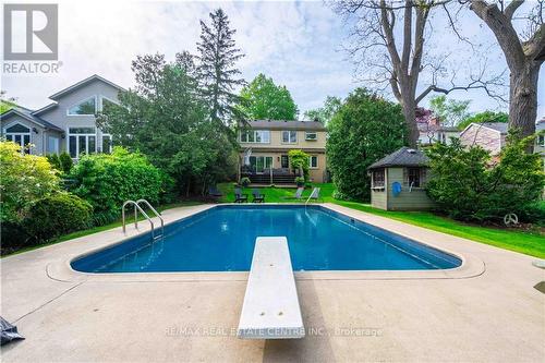 431 Patricia Drive, Burlington (Lasalle), ON - Outdoor With In Ground Pool With Deck Patio Veranda With Backyard