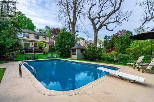 431 Patricia Drive, Burlington (Lasalle), ON - Outdoor With In Ground Pool With Backyard